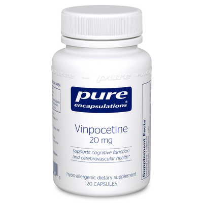 Vinpocetine 20 mg 120 vegetarian capsules by Pure Encapsulations