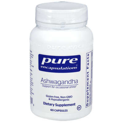 Ashwagandha 500 mg 60 vegetarian capsules by Pure Encapsulations