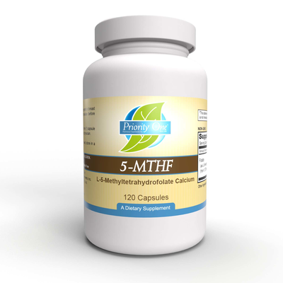5 MTHF 120 capsules by Priority One