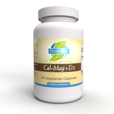 Cal-Mag plus Vitamin D2 90 capsules by Priority One