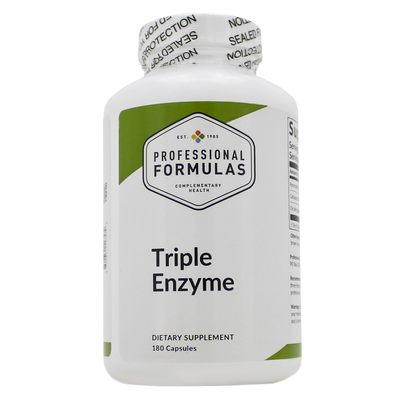 Triple Enzyme Formula 180 caps by Professional Complementary Health Formulas