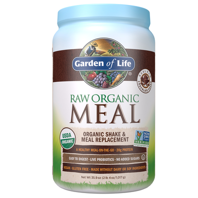 RAW Organic Meal - Real Raw Chocolate Cacao 1017 Grams by Garden of Life