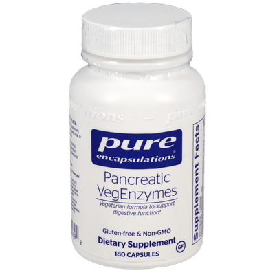 Pancreatic VegEnzymes 180 vegetarian capsules by Pure Encapsulations