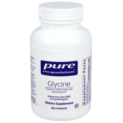 Glycine 500 mg 180 vegetarian capsules by Pure Encapsulations