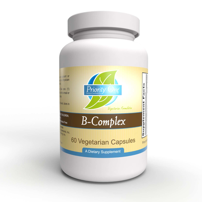B-Complex 60 vegetarian capsules by Priority One