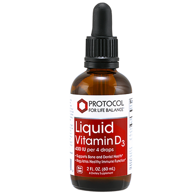 Liquid Vitamin D3 2 oz by Protocol For Life Balance