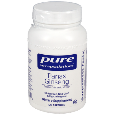 Panax Ginseng 250 mcg 120 vegetarian capsules by Pure Encapsulations