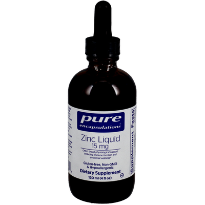Zinc Liquid 15mg 120 ml by Pure Encapsulations