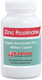 Zinc Picolinate 25 mg 60 capsules by Karuna Health