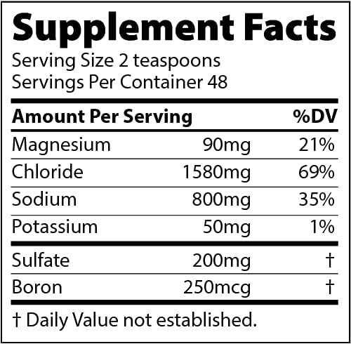 Utah Sea Minerals 16 oz by Trace Minerals Research