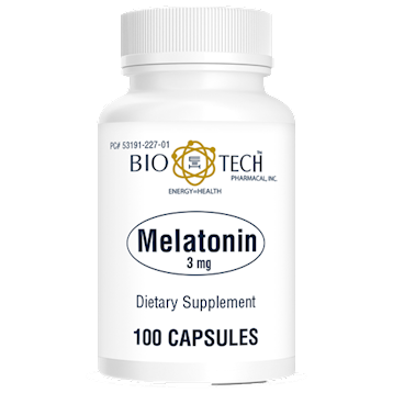 Melatonin 3 mg 100 capsules by BioTech Pharmacal