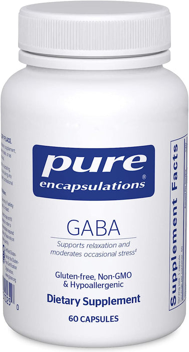 GABA 60 vegetarian capsules by Pure Encapsulations