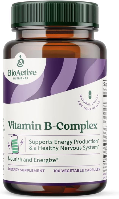 Vitamin B Complex 100 Caps by BioActive Nutrients