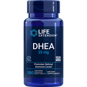 DHEA 25 mg 100 capsules by Life Extension