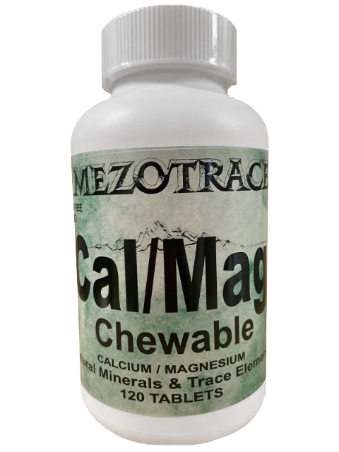 Cal/Mag Chewable 120 Tablets by Mezotrace