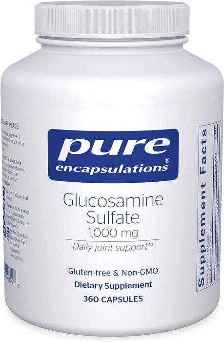 Glucosamine Sulfate 1000 mg 360 vegetarian capsules by Pure Encapsulations
