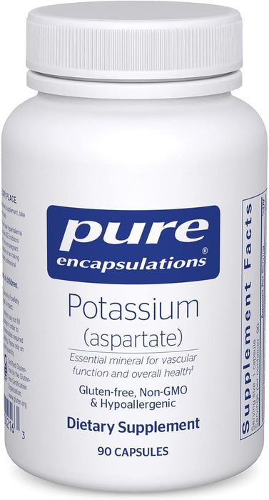 Potassium Aspartate 90 vegetarian capsules by Pure Encapsulations