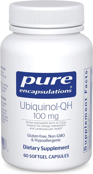 Ubiquinol-QH 100 mg 60 softgels by Pure Encapsulations