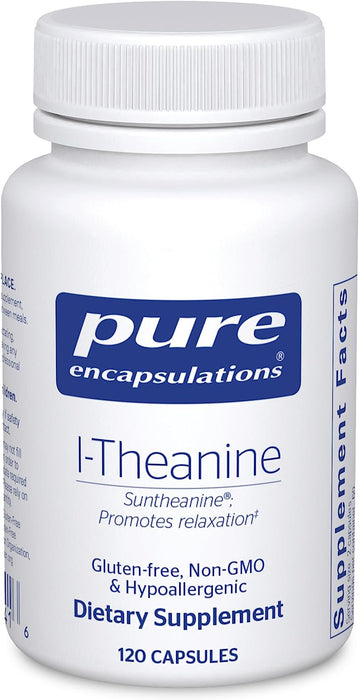 L-Theanine 200 mg 120 vegetarian capsules by Pure Encapsulations