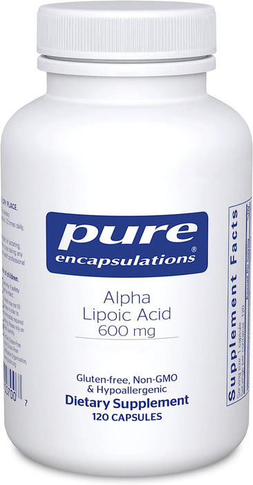 Alpha Lipoic Acid 600 mg 120 vegetarian capsules by Pure Encapsulations