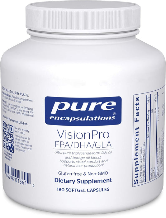 VisionPro EPA-DHA-GLA 180 Capsules by Pure Encapsulations