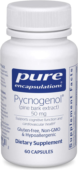 Pycnogenol 50 mg 60 vegetarian capsules by Pure Encapsulations