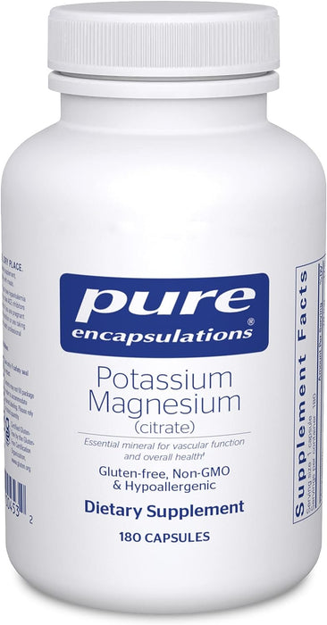 Potassium Magnesium citrate 180 vegetarian capsules by Pure Encapsulations