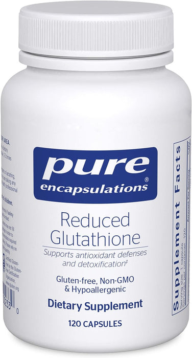 Reduced Glutathione 100 mg 120 vegetarian capsules by Pure Encapsulations