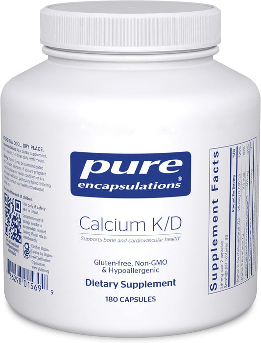 Calcium K/D 180 capsules by Pure Encapsulations