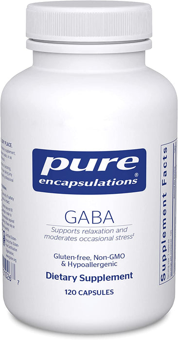 GABA 120 vegetarian capsules by Pure Encapsulations