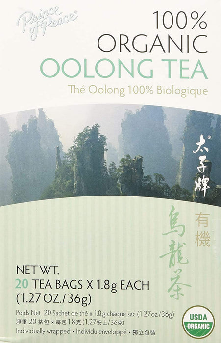 Tea Organic Oolong 20 Bags by Prince of Peace