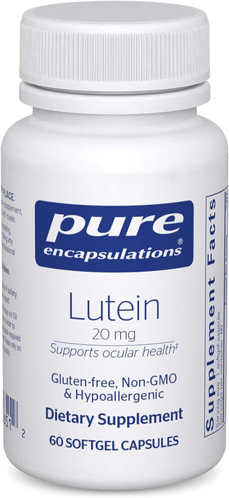 Lutein 20 mg 60 softgels by Pure Encapsulations