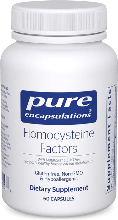 Homocysteine Factors 60 vegetarian capsules by Pure Encapsulations