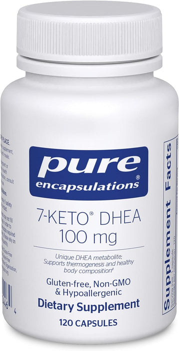 7-Keto DHEA 100 mg 120 vegetarian capsules by Pure Encapsulations