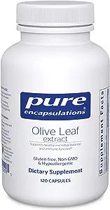 Olive Leaf extract 120 vegetarian capsules by Pure Encapsulations