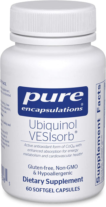 Ubiquinol VESIsorb 60 capsules by Pure Encapsulations
