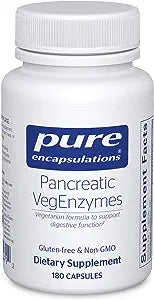 Pancreatic Enzyme Formula 180 vegetarian capsules by Pure Encapsulations
