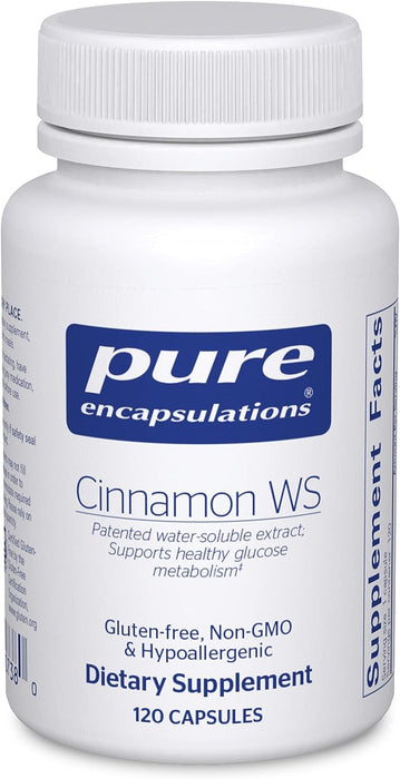 Cinnamon WS 120 vegetarian capsules by Pure Encapsulations
