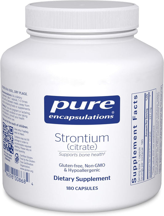 Strontium Citrate 180 vegetarian capsules by Pure Encapsulations