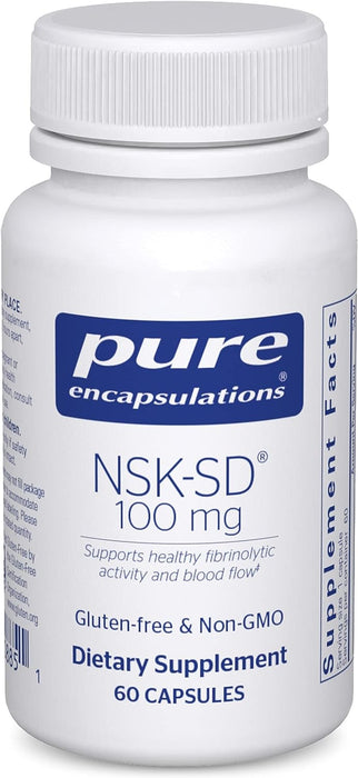 NSK-SD Nattokinase 100 mg 60 Capsules by Pure Encapsulations