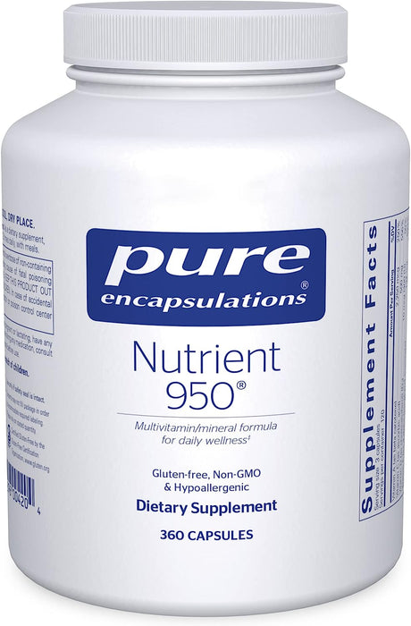 Nutrient 950 360 vegetarian capsules by Pure Encapsulations
