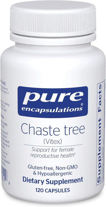 Chaste tree Vitex 120 vegetarian capsules by Pure Encapsulations