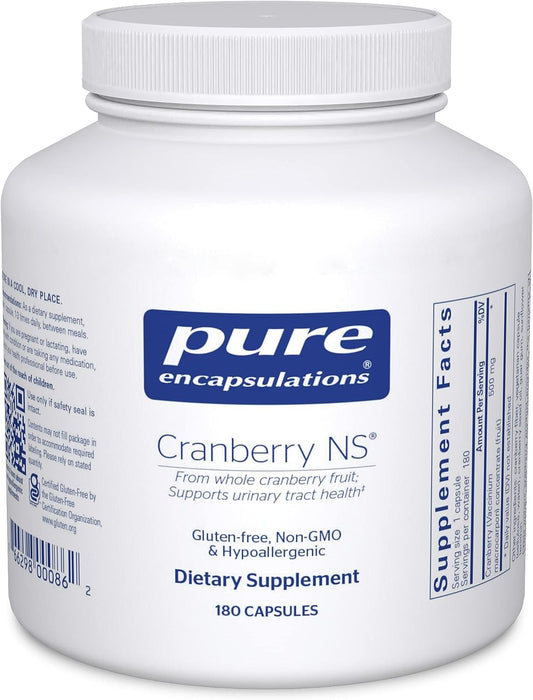 Cranberry NS 500 mg 180 vegetarian capsules by Pure Encapsulations