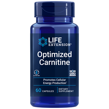 Optimized Carnitine 60 vegetarian capsules by Life Extension