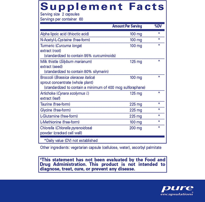 Liver-G.I. Detox 120 vegetarian capsules by Pure Encapsulations