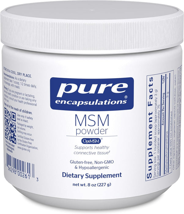 MSM Powder 227 grams by Pure Encapsulations