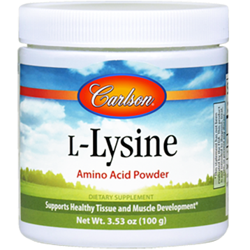 L-Lysine Amino Acid Powder 100 grams by Carlson Labs