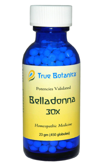 Belladonna 30X 23 grams (450 globules) by True Botanica