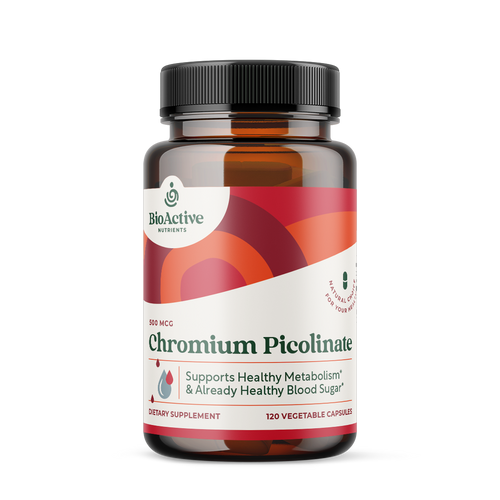 Chromium Picolinate 500MCG 120 caps by BioActive Nutrients