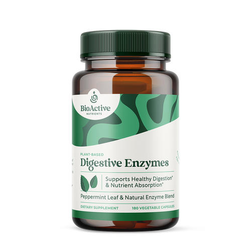 Digestive Enzymes 180 caps by BioActive Nutrients